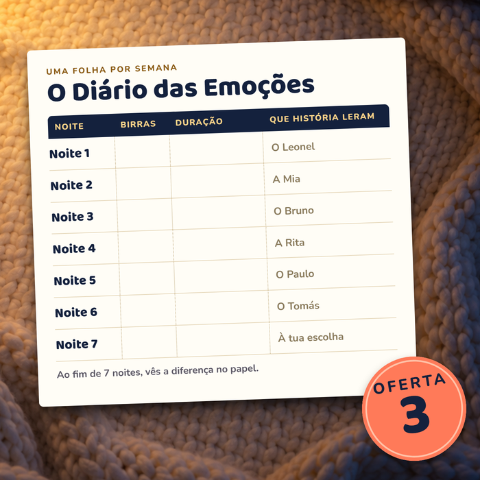 Oferta 3: O Diário das Emoções de 7 Dias