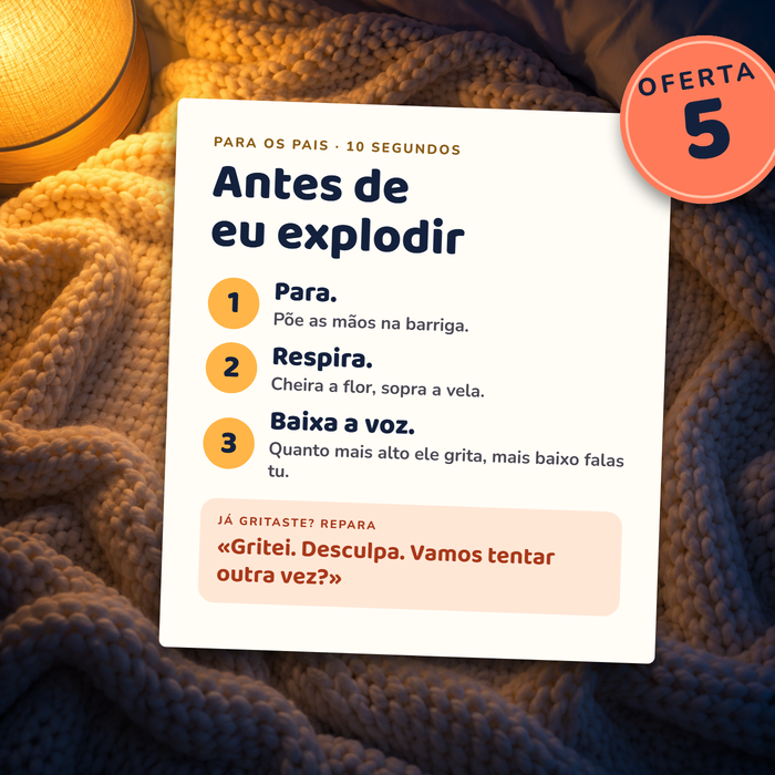 Oferta 5: Antes de Eu Explodir