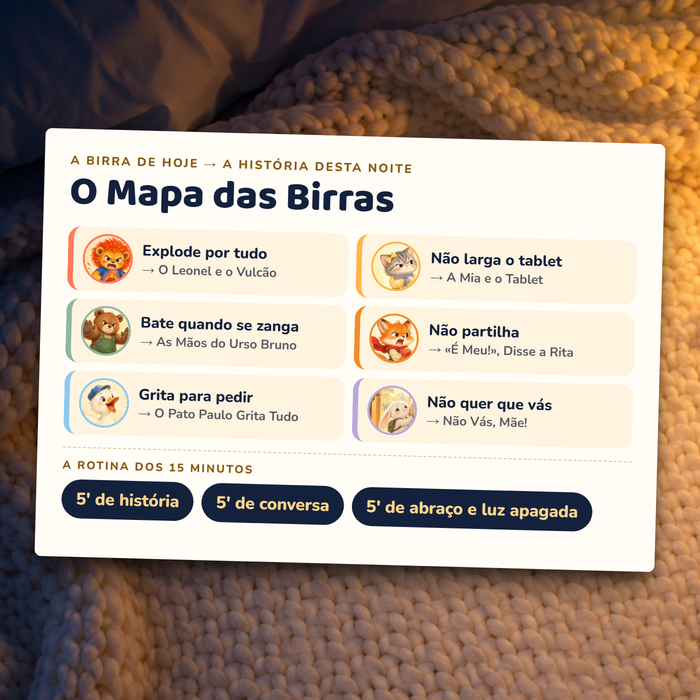 O Mapa das Birras e a Rotina dos 15 Minutos