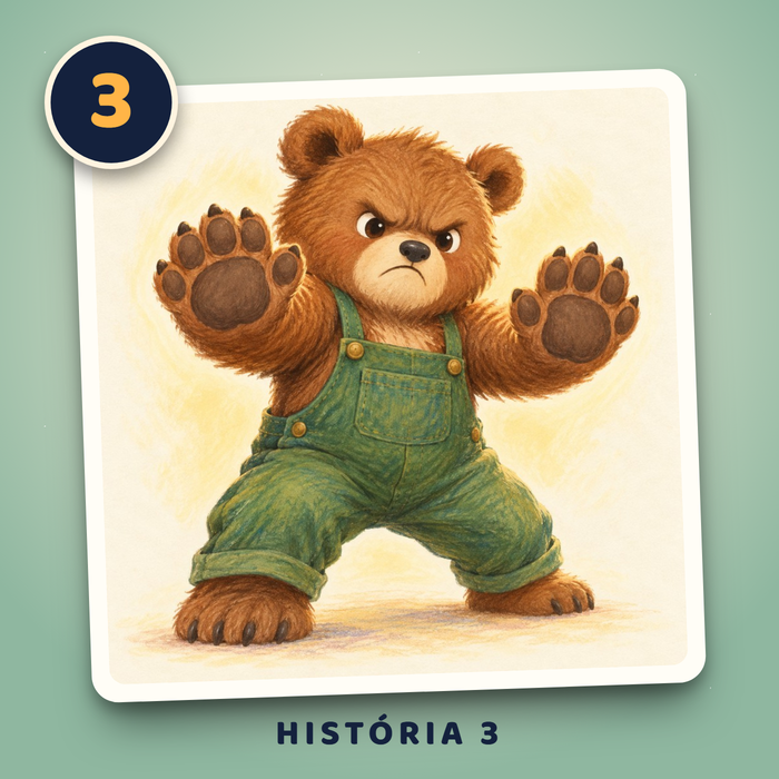Capa da História 3: As Mãos do Urso Bruno
